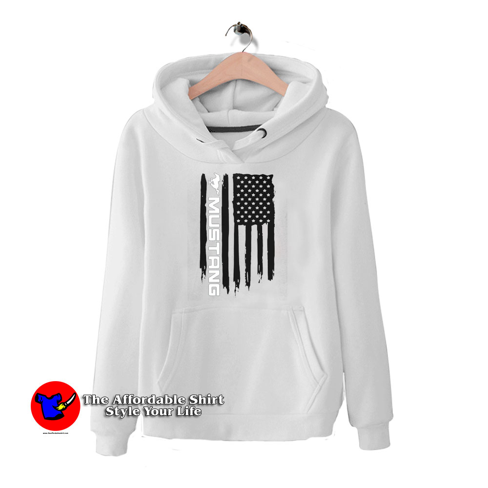 american flag mustang shirt