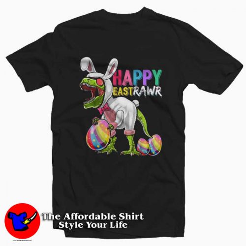 Happy Eastrawr T Rex Bunny Egg 500x500 Happy Eastrawr T Rex Bunny Egg T Shirt For Gift Easter Day