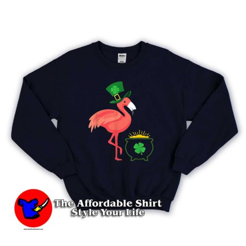 Irish Leprechaun Flamingo St Patricks 500x500 Irish Leprechaun Flamingo St Patricks Sweatshirt For Gift St Patricks Irish Day