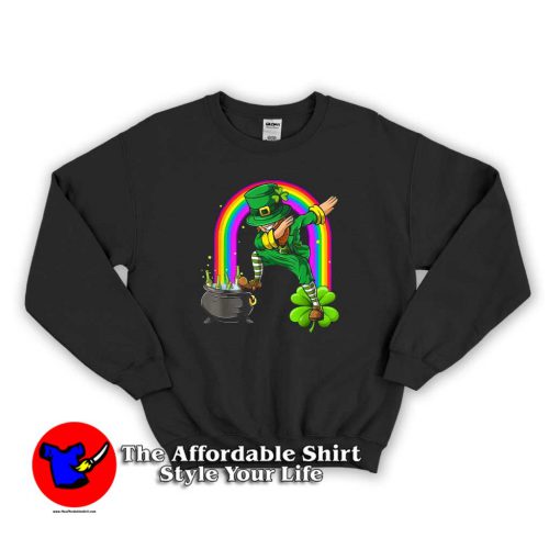 Leprechaun Dance Rainbow 500x500 Leprechaun Dance Rainbow Sweatshirt Gift St Patricks Irish Day