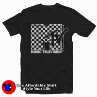 MTV Bright Checkered Logo T-Shirt