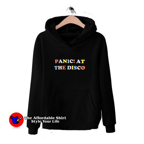 Panic At The Disco Retro Font 500x500 Panic At The Disco Retro Font Hoodie