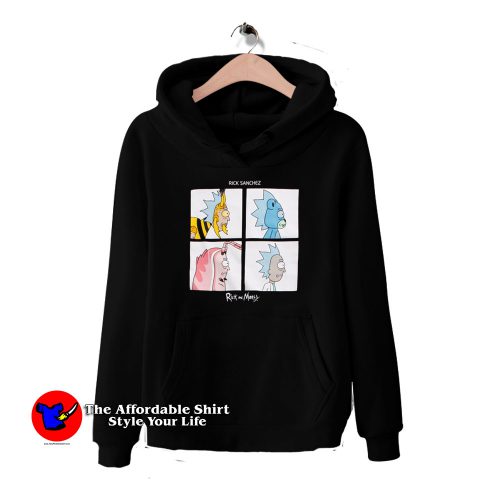 Rick And Morty Rick Squares Hoodie 500x500 Rick And Morty Rick Squares Hoodie