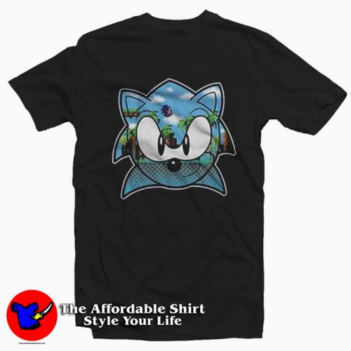 Sega Sonic The Hedgehog 500x500 Sega Sonic The Hedgehog Tee Shirt