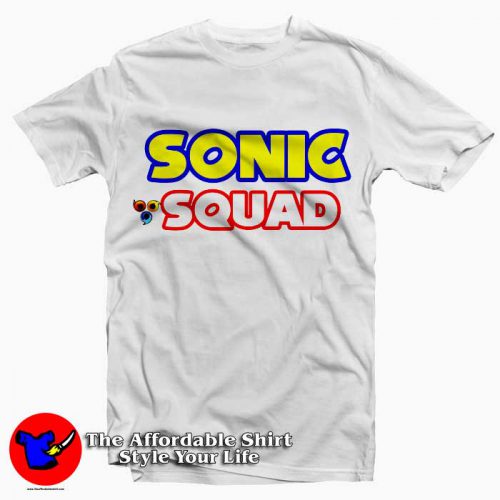 Sonic Birthday Squad Iron 500x500 Sonic Squad Iron Birthday Tee Shirt