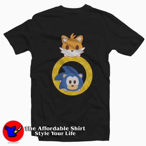 Sonic and Tails 500x500 Sonic and Tails Funny Tee Shirt