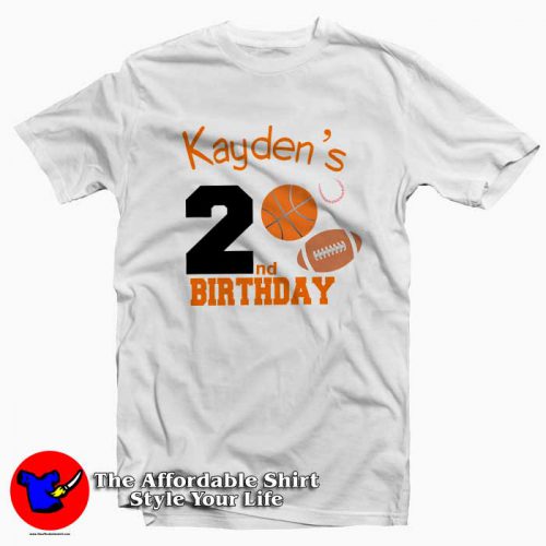 Sports birthday Kaydents 500x500 Sports birthday Kaydent's Unisex T Shirt