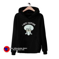 Squidward I Hate Everyone Hoodie