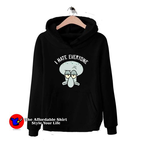 Squidward I Hate Everyone Hoodie 500x500 Squidward I Hate Everyone Hoodie