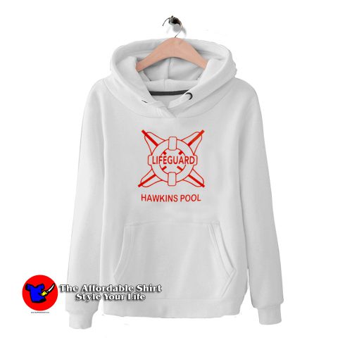 Stranger Things Hawkins Lifeguard 500x500 Stranger Things Hawkins Lifeguard Hoodie