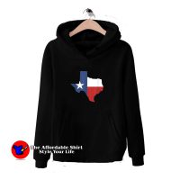 Texas State Flag Map Hoodie Cheap