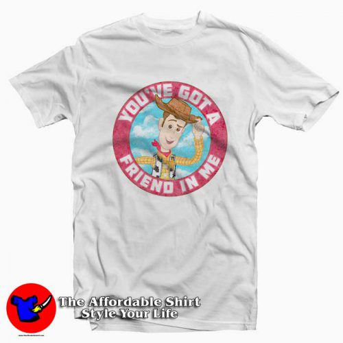 Toy Story Friend in Me Woody Circle 500x500 Toy Story Friend in Me Woody Circle Tee Shirt