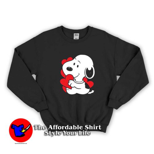 Valentines Snoopy 500x500 Valentines Snoopy Cute Sweatshirt