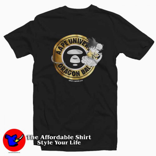 AAPE BAPE Bronzing Goku 500x500 AAPE BAPE Bronzing Goku T Shirt Bape Collection