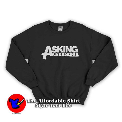 Asking Alexandria Bold Logo 500x500 Asking Alexandria Bold Logo Sweatshirt