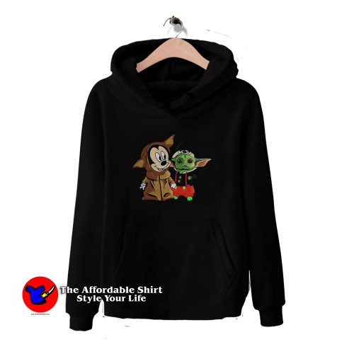 Baby Yoda And Mickey Disney Friend Hoodie 500x500 Baby Yoda And Mickey Disney Friend Hoodie