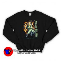 Billie Eilish Anime Flames Sweatshirt