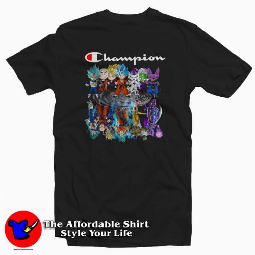 Champion Dragon Ball Characters 500x500 Champion Dragon Ball Characters Funny T Shirt Champion Collection