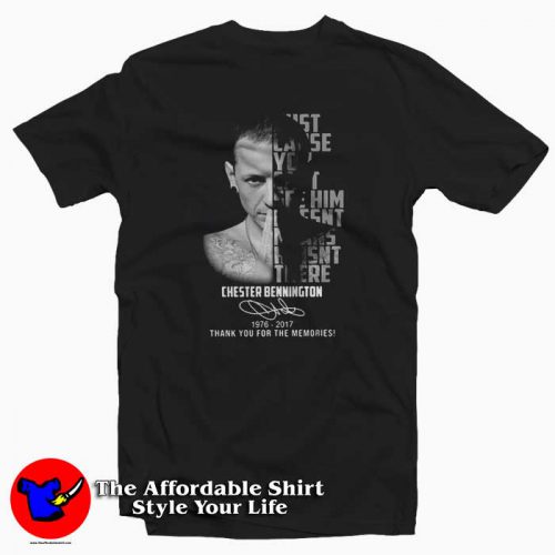 Chester Bennington Just cause can’t see him 500x500 Chester Bennington Just cCause Can't See him T Shirt