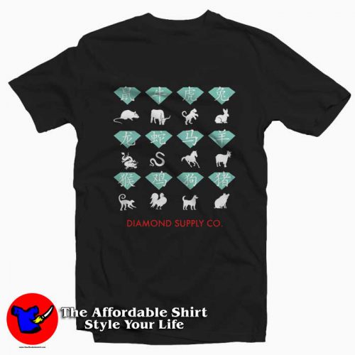 Chinese Zodiac 500x500 Diamond Supply Chinese Zodiac T Shirt Diamond Supply Collection