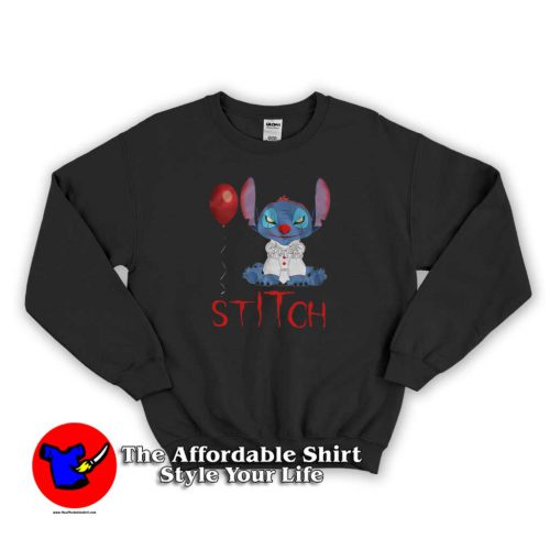 Dancing Clown Stitch Pennywise 500x500 Dancing Clown Stitch Pennywise Sweatshirt