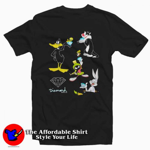 Diamond x Looney Tunes 500x500 Diamond x Looney Tunes T Shirt Space Jam Collection