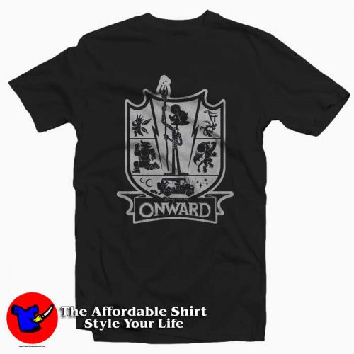 Disney Pixar Onward Crest 500x500 Disney Pixar Onward Crest T Shirt Disney Collection