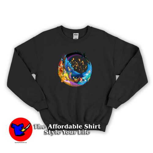 Disney Princesses Lion King And Villains 500x500 Disney Princesses Lion King And Villains Sweatshirt The Disney World