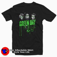 Green Day Three Drips T Shirt