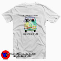 Hippie Cats On a Dark Desert Highway Funny T-Shirt