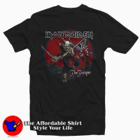 Iron Maiden Trooper Red Sky T Shirt