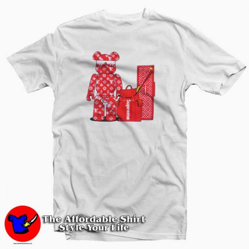 Louis Vuitton Supreme Cartoon Bear 500x500 Louis Vuitton Supreme Cartoon Bear T Shirt Supreme Collection