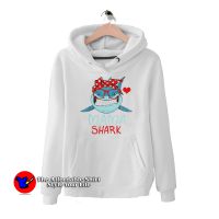 Mama Sharks Glasses Unisex Hoodie