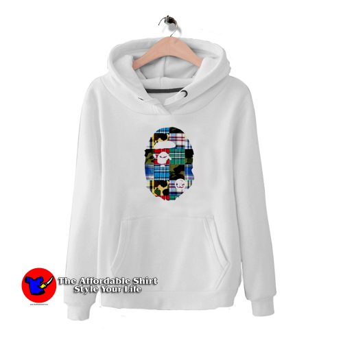 Patchwork Big Ape Head 500x500 Patchwork Big Ape Head Hoodie Trends