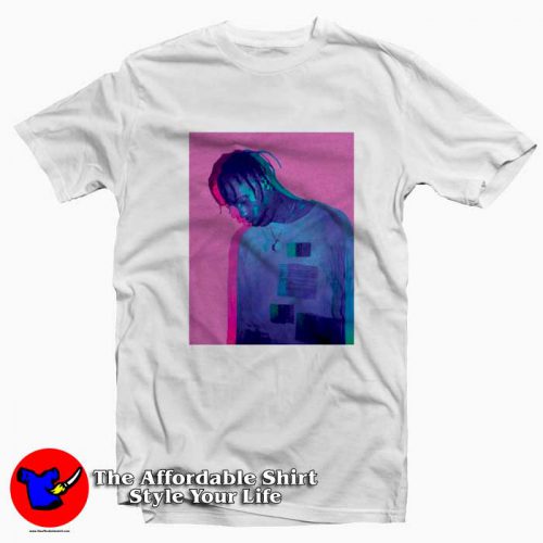 Pink Blue Travis Scott Tshirt 500x500 Pink Blue Travis Scott Tshirt Men's Women's Shirt