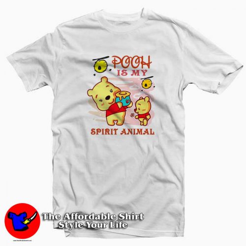 Pooh Is My Spirit Animal Winnie The Pooh 500x500 Pooh Is My Spirit Animal Winnie The Pooh T Shirt