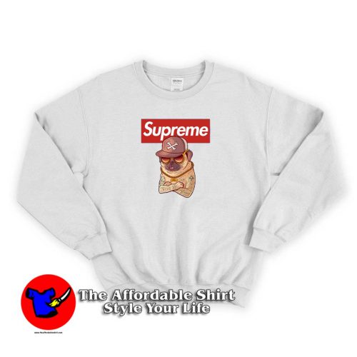 Pug Gansta Tattoos Supreme Sweatshirt 500x500 Pug Gansta Tattoos Supreme Sweatshirt Supreme Collection