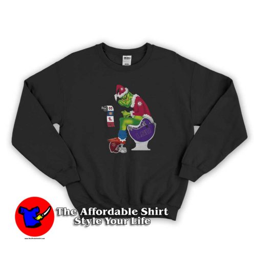 Santa Grinch Alabama LSU 500x500 Santa Grinch Alabama LSU Sweatshirt For Men or Women