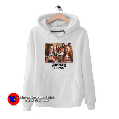 Stranger Things 3 Eleven and Max 500x500 Stranger Things 3 Eleven and Max Hoodie