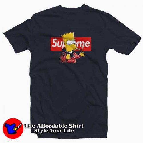 Supreme Smoking Bart The Simpsons 500x500 Supreme Smoking Bart The Simpsons T Shirt Supreme shirt Collection