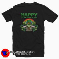 Baby Yoda Happy St Patricks Day T-Shirt