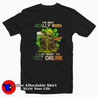 I Just Want To Get Drunk Yoda T-Shirt