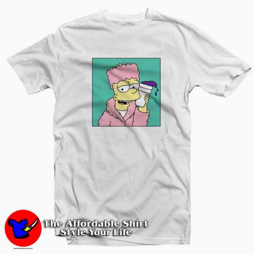 Bart Simpson Lean 500x500 Bart Simpson Lean Funny T Shirt