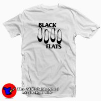 Funny Black Flats Parody Graphic T Shirt