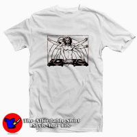 DJ Vitruvian Man Graphic T-Shirt