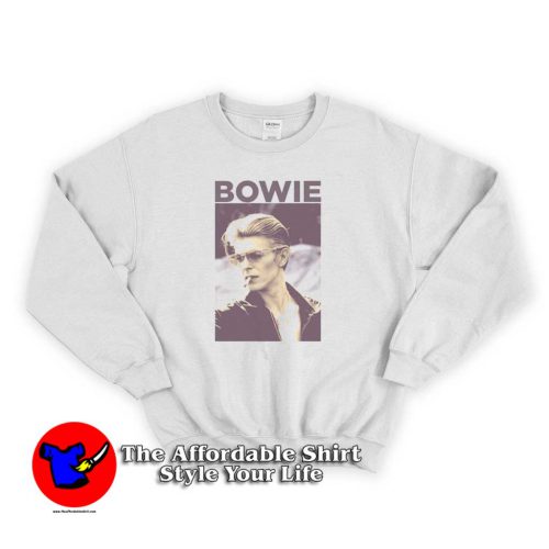 David Bowie Smoking Sweater new 500x500 David Bowie Smoking Graphic Sweatshirt Cheap