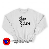 Demi Lovato Tatoo Stay Strong Graphic Sweatshirt