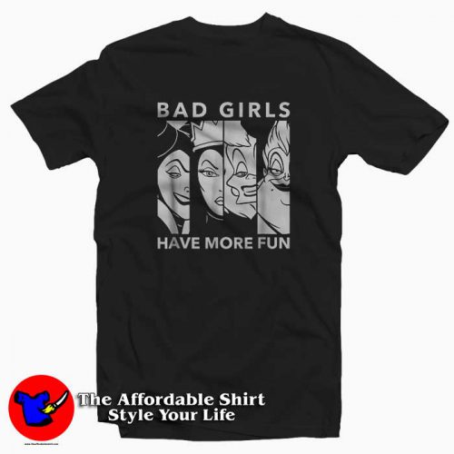 Disney Villains Bad Girls Tshirt 500x500 Disney Villains Bad Girls Graphic T Shirt Cheap