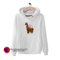 Funny Blobfish Riding Llama Hoodie