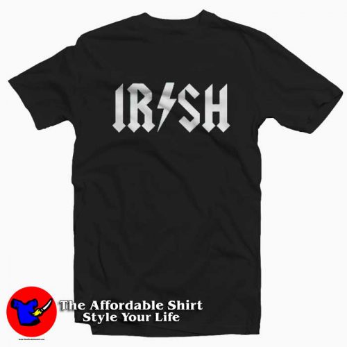 Funny Irish Rockstar Band Logo T Shirt 500x500 Funny Irish Rockstar Band Logo T Shirt Tribute St Patrick's Day